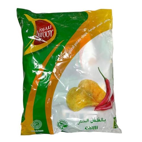 بطاطس بالفلفل الحار سرور 14جم *24حبه