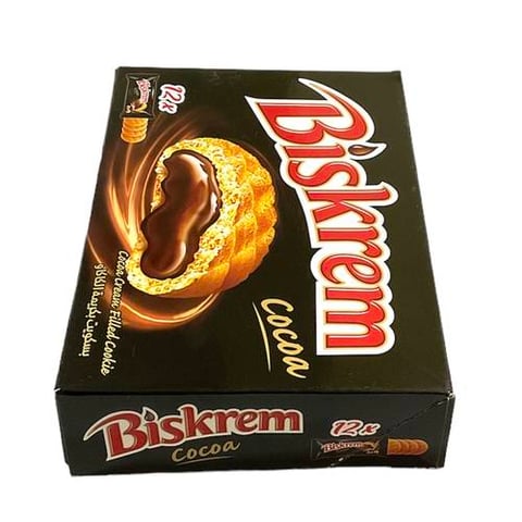 Biskrem cocoa cookie 432g 12pc