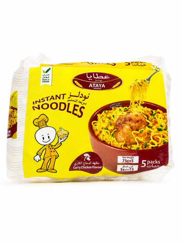 Noodles curry chicken flavour 75g*5 ataya