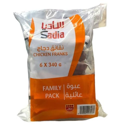 chicken franks sadia 6pack *340g