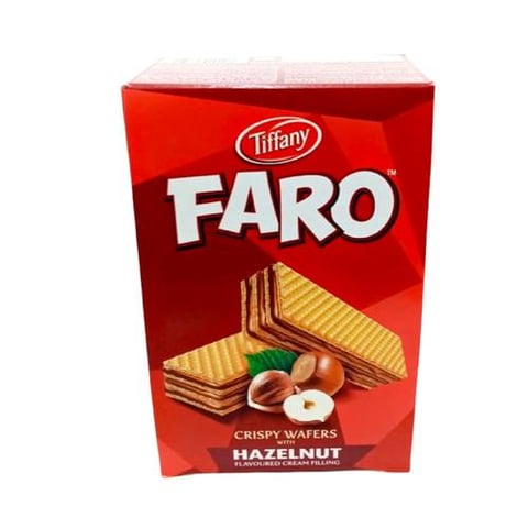 Tiffany faro crispy hazelnut 40g×12pc