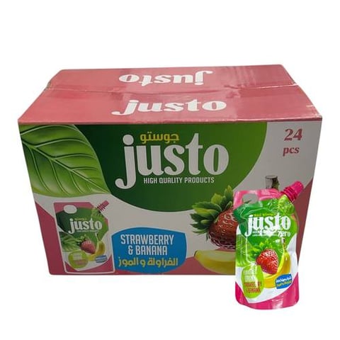 Gusto zero flavoured drink strawberry & banana 150ml*24pcs