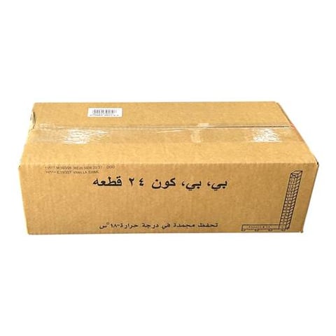 ايسكريم  بي بي كون فانيلا اجلوو 24 قطعة