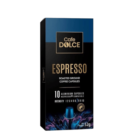 Espresso roated coffee caspsules 10 pc