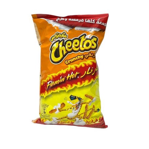cheetos crunchy flamin hot 190 gm