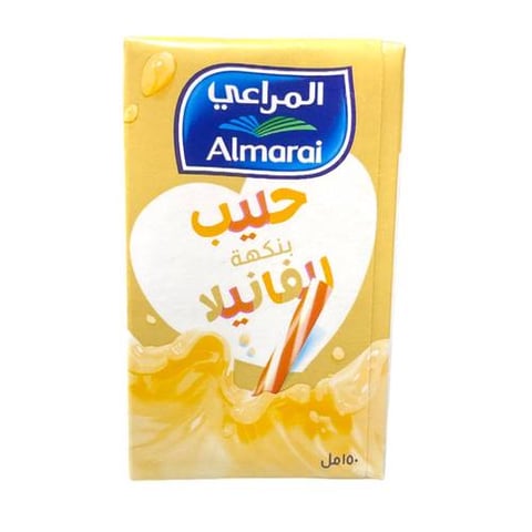 حليب بالفانيلا المراعي 150مل