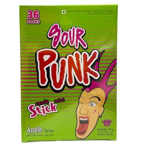 candy mini stick sour punk 36pcs