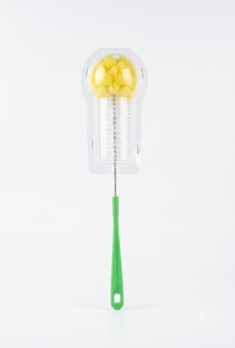 Toilet brush cleanzone