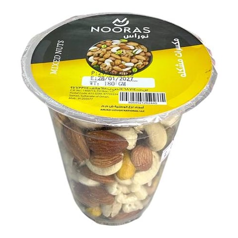 Nooras mixed nuts 180g