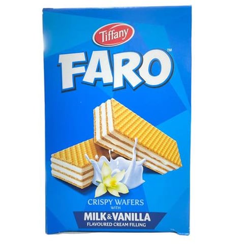 tiffany faro milk and vanilla 40g *12pcs