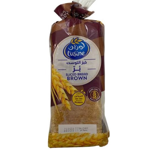 خبز مقصص اسمر  لوزين 600جم