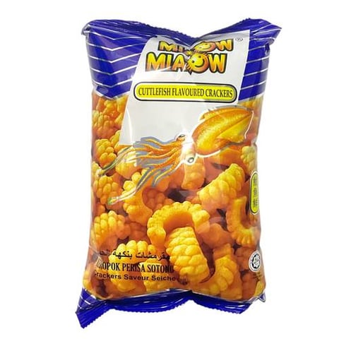 cuttlefish flavoured crackers miaow miaow 60gm