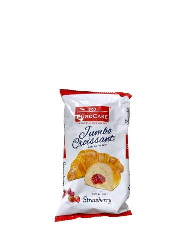Eurocake Jumbo croissant strawberry 50g