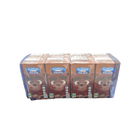 حليب بالشوكلاته السعوديه 125مل *8 علب
