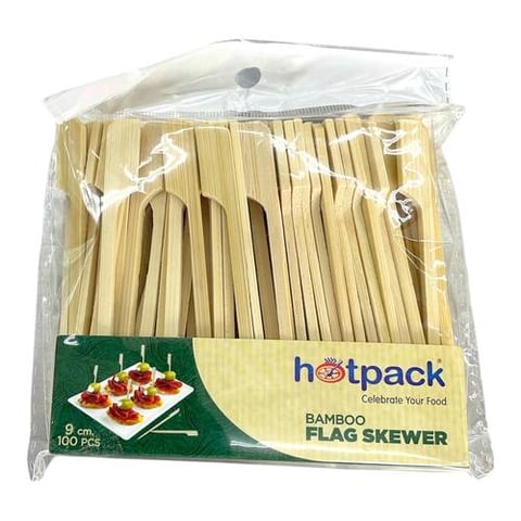 bamboo flag skewer 9cm 100pc