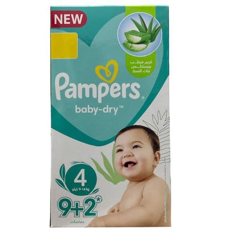 pampers baby-dry stage 4(9-14kg) 11pcs