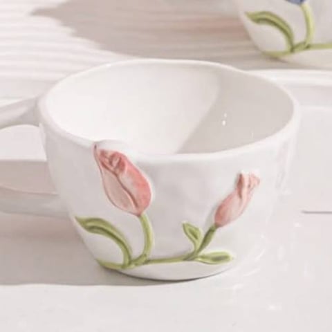 كوب سرميك ورده ورديه شي ان 