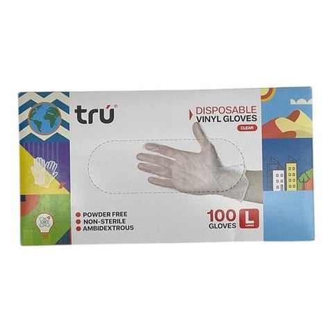 Tru gloves L 100gloves