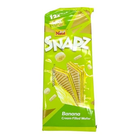 Nabil banana cream wafers 16g×12pc