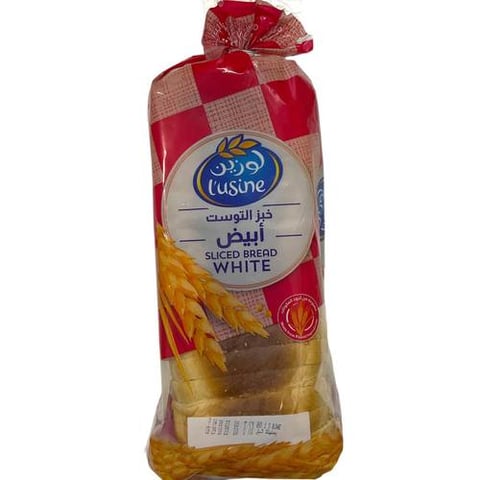 خبز مقصص ابيض لوزين 600جم
