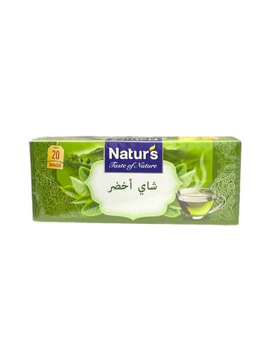 شاي اخضر طبيعي 20كيس *2جم