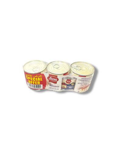 Luna Sweetened condensed milk 3*370g