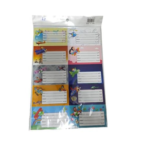 name stickers 10 pes