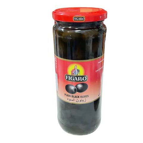 plain black olives figaro 450gm