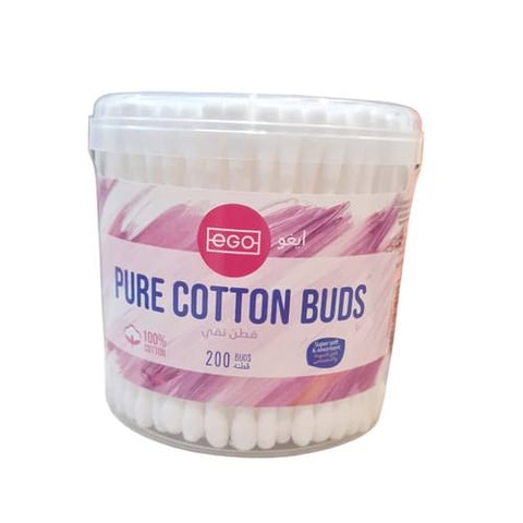 pure cotton buds  ego viva 200pc
