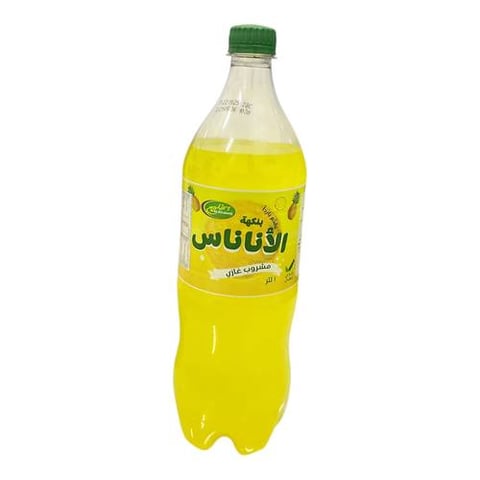 مشروب غازي منعش بنكهة الاناناس الخليج 1لتر