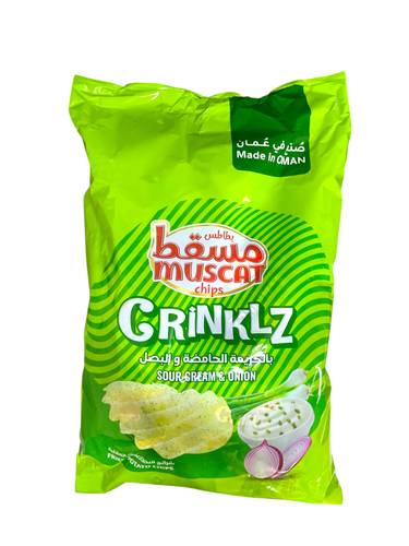 Chips muscat grinklz sour cream and onion 12g*24pcs