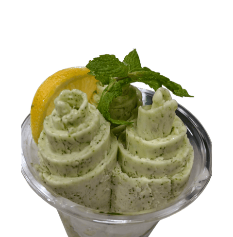 Lemon mint / ice cream rolls