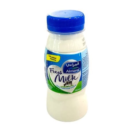 حليب كامل دسم المراعي 180مل