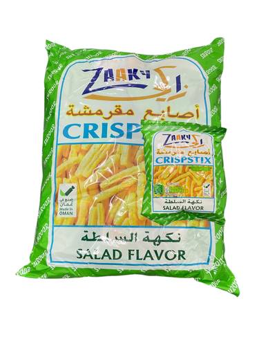 Suroor zaaky crispstix salad flavor 16g* 24 pes