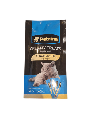Petrina cat food tuna flavour 4×15gm viva