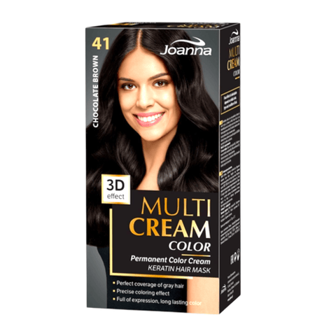 Joanna multi cream hair color chocolate brown 3d 41 no.