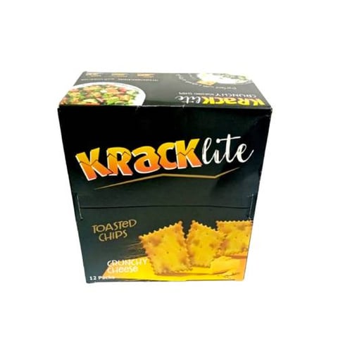 Krack lite cheese toasted chips26g×12pc