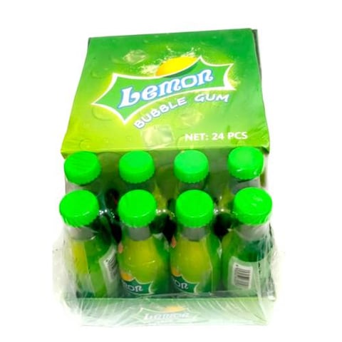 Lemon bubble gum 7g 24pc