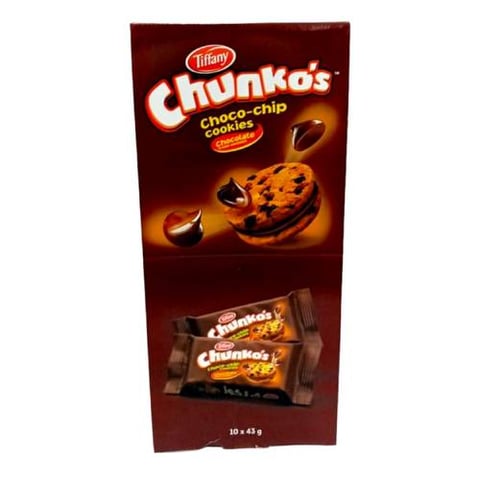 Tiffany chunkos choco 43g×10pc
