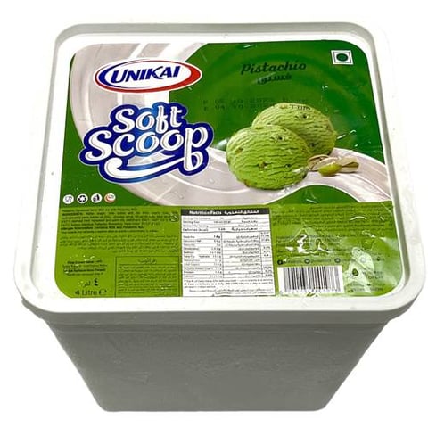 ice cream pistachio unikai 4ltr