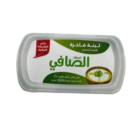 لبنه فاخرة كامل الدسم الصافي 180جم