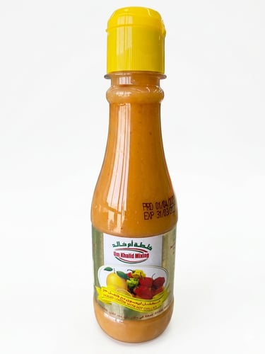 Um khalid mixing pickled lemon with hot chillies 250g