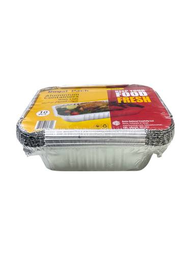 10 small aluminum cans