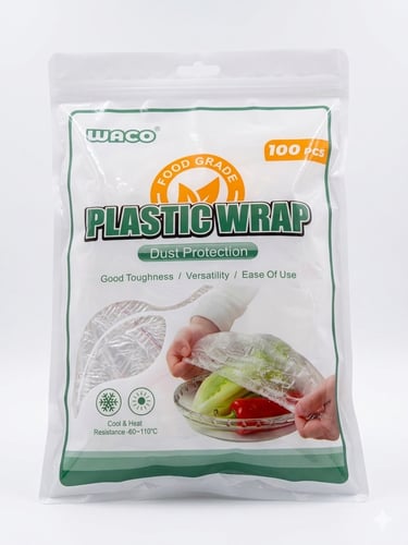 Waco food grade plastic warp 100pcs