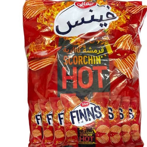 Finns & hot scorchin chips 12gm *24pcs