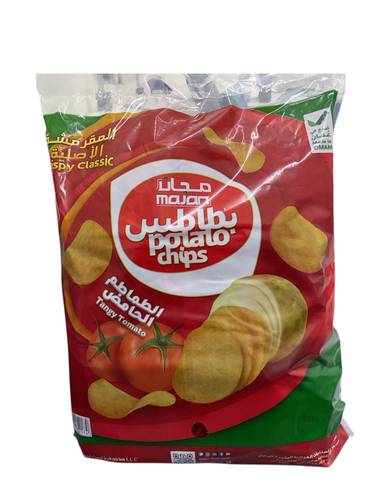 Majan potato chips tangy tomato 18g 24 pis