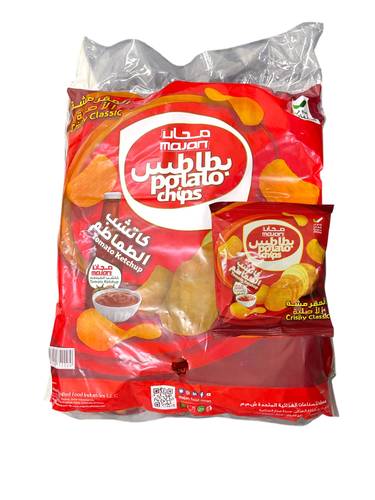 Majan Potato chips tomato ketchup*24pc