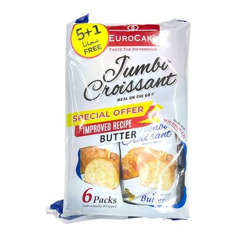 Eurocake jumbo croissant better 50g*6pcs