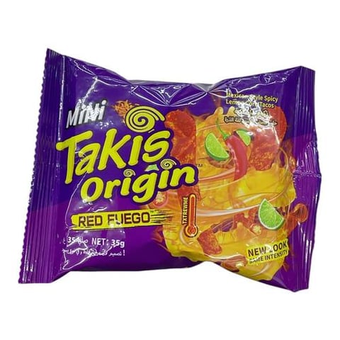 Mini takis lemon corn red35g