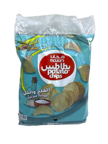 Majan Potato chips salt and vinegar 24pcs